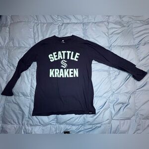 Fanatics Seattle Kraken Long Sleeve T-shirt Size Large L